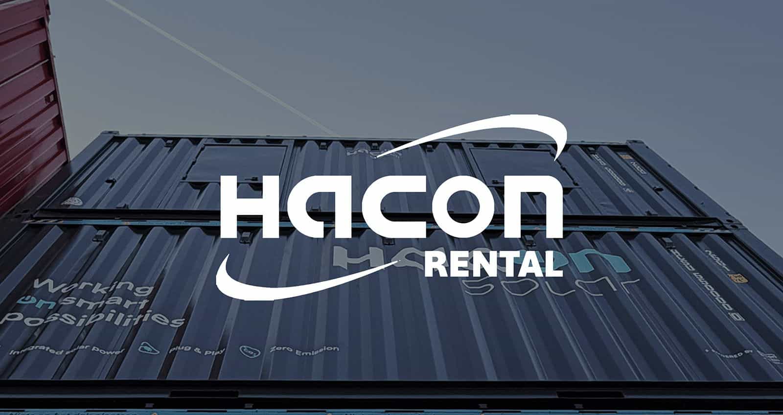 Hacon Rental: rent a container flexibly without the hassle image