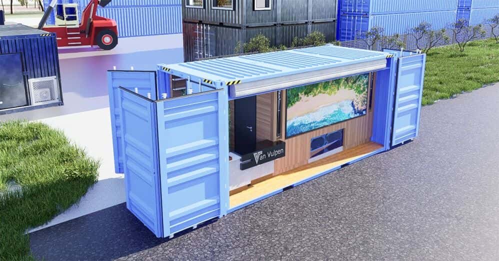 drawing of a container