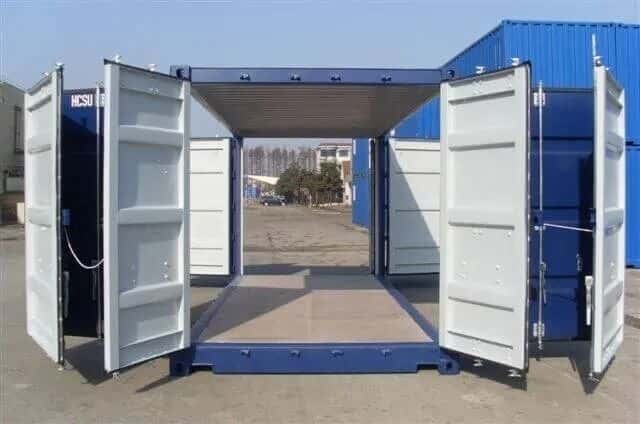 container open on all sides