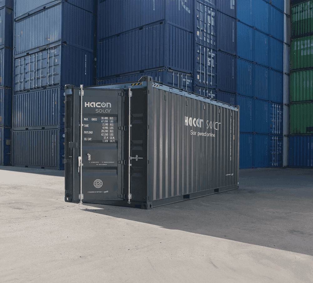 hacon solar container front