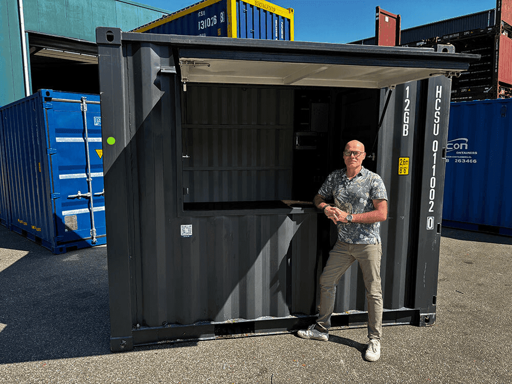 10ft Lekbak werkplaats container image